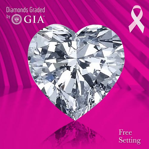 2.50 ct, D/VS2, Heart cut GIA Graded Diamond. Appraised Value: $98,400 