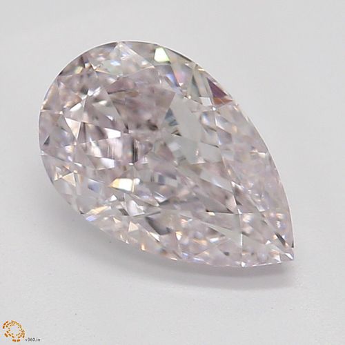 0.76 ct, Natural Light Pink Color, VS1, Pear cut Diamond (GIA Graded), Appraised Value: $44,700 