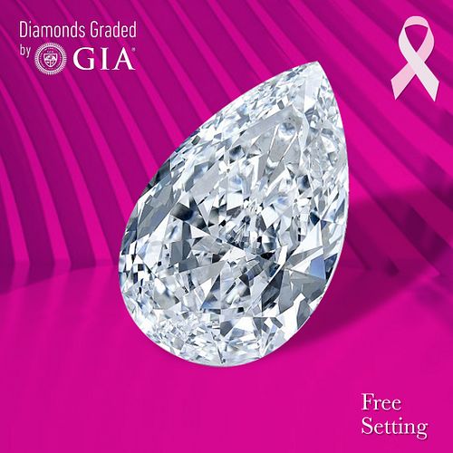 2.02 ct, F/VVS1, Pear cut GIA Graded Diamond. Appraised Value: $86,300 
