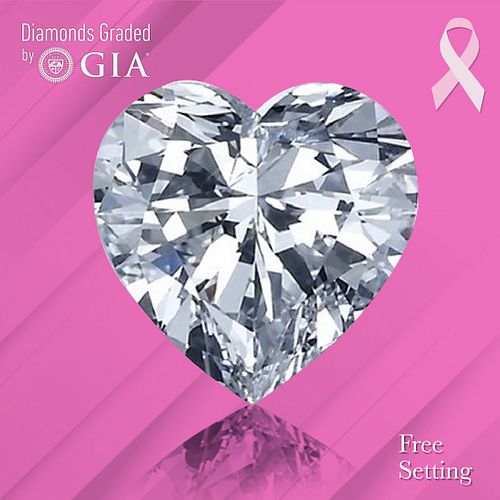 2.01 ct, E/VVS1, Heart cut GIA Graded Diamond. Appraised Value: $94,900 