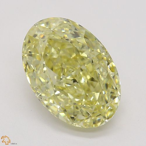 2.15 ct, Natural Fancy Yellow Even Color, VS1, Oval cut Diamond (GIA Graded), Appraised Value: $43,400 