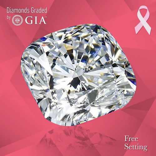3.01 ct, F/VS1, Cushion cut GIA Graded Diamond. Appraised Value: $169,300 