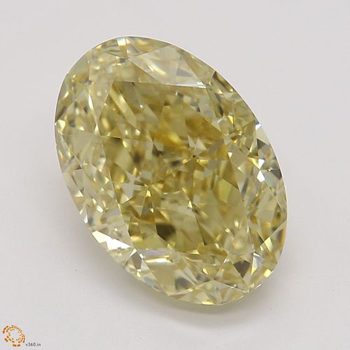 2.18 ct, Natural Fancy Brownish Yellow Even Color, VS1, Oval cut Diamond (GIA Graded), Appraised Value: $22,800 