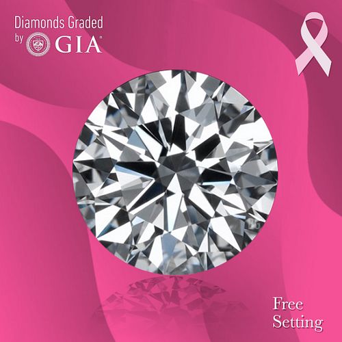 NO-RESERVE LOT: 1.50 ct, E/VS1, Round cut GIA Graded Diamond. Appraised Value: $58,100 