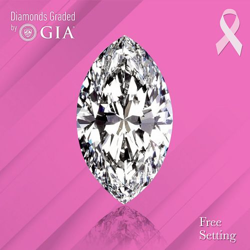 2.02 ct, D/FL, Type IIa Marquise cut GIA Graded Diamond. Appraised Value: $115,800 