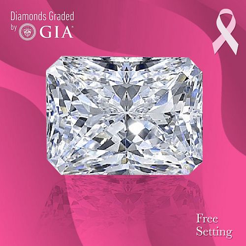 1.72 ct, D/VS2, Radiant cut GIA Graded Diamond. Appraised Value: $48,000 