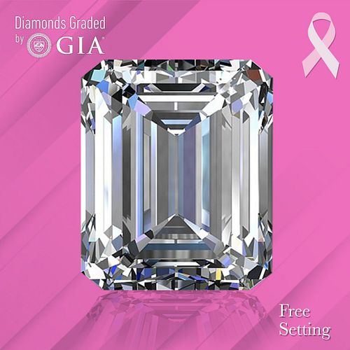 NO-RESERVE LOT: 1.51 ct, E/VS2, Emerald cut GIA Graded Diamond. Appraised Value: $40,100 