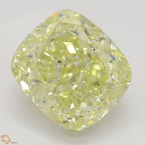 1.50 ct, Natural Fancy Yellow Even Color, SI1, Cushion cut Diamond (GIA Graded), Appraised Value: $20,900 