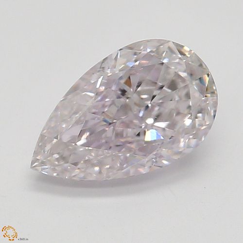 0.72 ct, Natural Light Pink Color, VS1, Pear cut Diamond (GIA Graded), Appraised Value: $46,500 