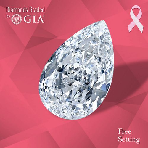 2.02 ct, E/VS1, Pear cut GIA Graded Diamond. Appraised Value: $81,800 