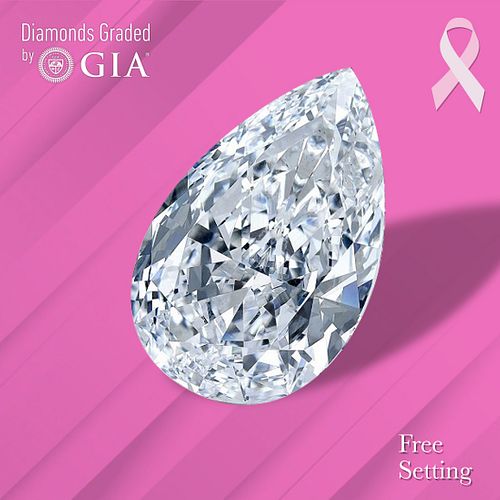 3.50 ct, D/VS2, Pear cut GIA Graded Diamond. Appraised Value: $212,600 