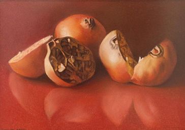 Peter Von Artens (Argentina, 1937-2003)  Granadas, pastel on paper, 9 x 12 in. Limited edition of 11