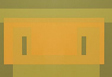 Josef Albers (Germany, 1888-1976) Red-Orange Wall, 1959, serigraph, 17 x 25 in. Edition of 100