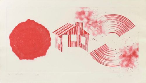 James Rosenquist (United States, 1933-2017) Hot Lake, 1978, etching and aquatint on paper