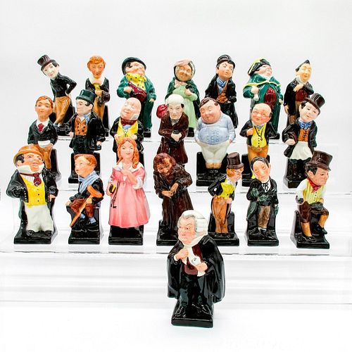 22pc Royal Doulton Figurines, Charles Dickens' Characters