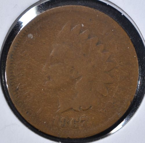 1867 INDIAN HEAD CENT G