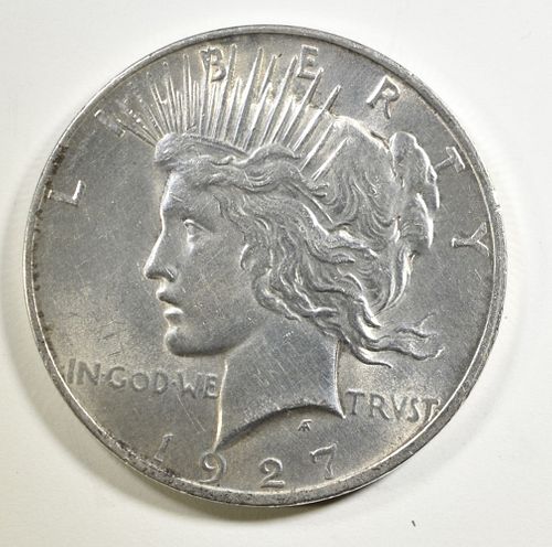 1927-D PEACE DOLLAR  BU