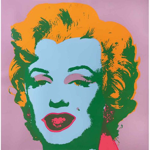 ANDY WARHOL (Pensilvania, EE. UU., 1928 - Nueva York, EE. UU., 1987) II.28: Marilyn Monroe. Con sello.
