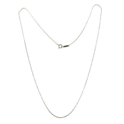 Tiffany &amp; Co Silver Chain Necklace