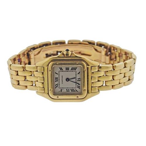 Cartier Panthere 18k Gold Lady&#39;s Watch 8669