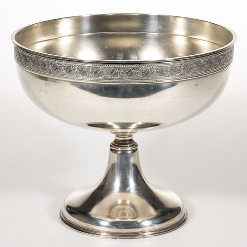 WHITING MFG. CO. STERLING SILVER LARGE COMPOTE,