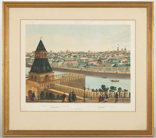BENOIST AND AUBURN VIEW OF MOSCOW PRINT, 
