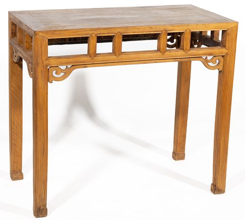 CHINESE HARDWOOD ALTER TABLE,