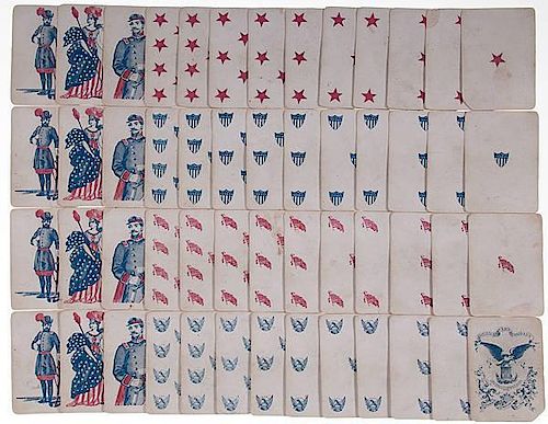 US Civil War American Card Company Union Deck 
