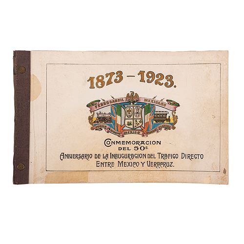 Castillo, Francisco y Edmundo. Conmemoración del 50o. Aniversario de la Inauguración del Tráfico entre México y Veracruz. México: 1923.