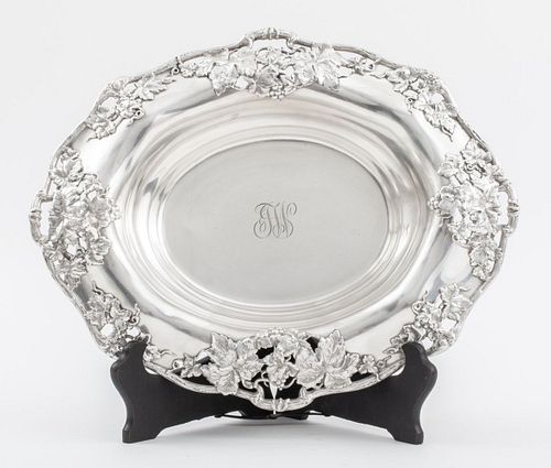 Gorham Silver Reticulated Floral Centerpiece Bowl