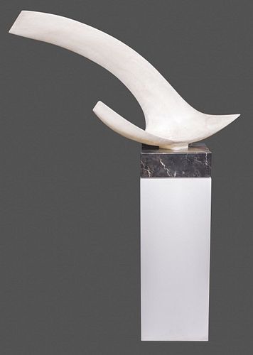 Leonardo Nierman Carved Onyx Sculpture