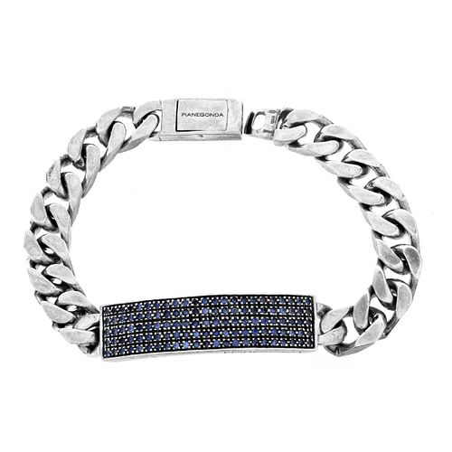 Pianegonda Sapphire and Silver Bracelet