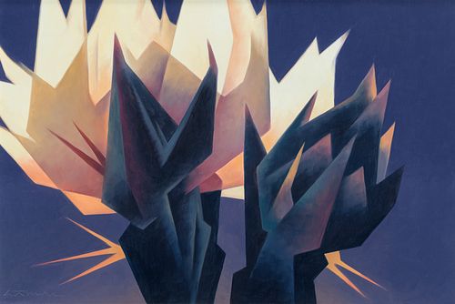 Ed Mell (b. 1942) Nocturne Glow, 2015