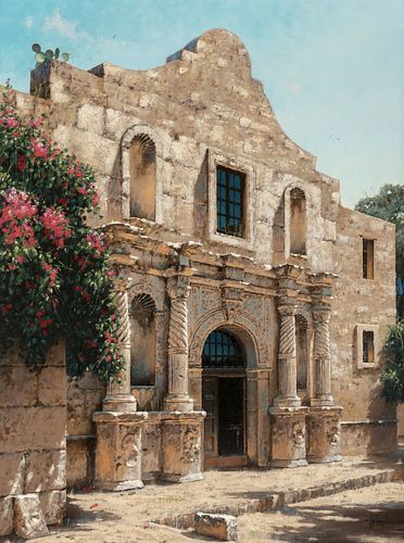George Hallmark (b. 1949) The Heart of Texas (Alamo, circa 1920), 2022