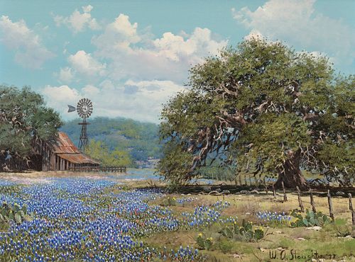 William Slaughter (1923 - 2003) Texas in Bloom, 1977