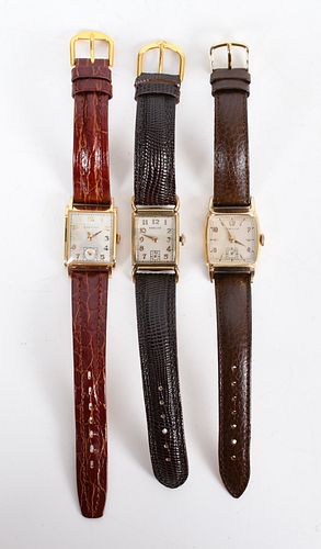 Three Hamilton Watches Including a "Perry"