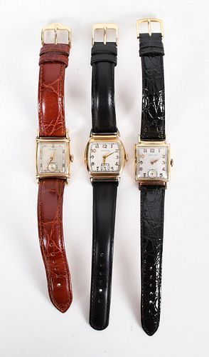Three Hamilton Watches Including a "Kennett"
