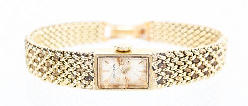 A Cresaux 14k Gold Ladies Watch