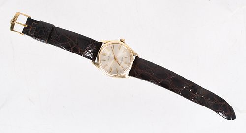 A 14k Gold Men's 1005 Rolex Oyster Perpetual Watch