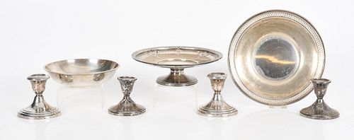 A Group of Sterling Tableware