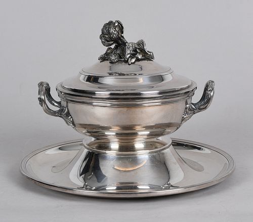 A Christofle Silver Plated Tureen and Stand