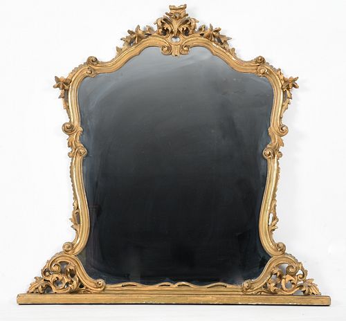 Louis XV Style Carved Giltwood Mirror