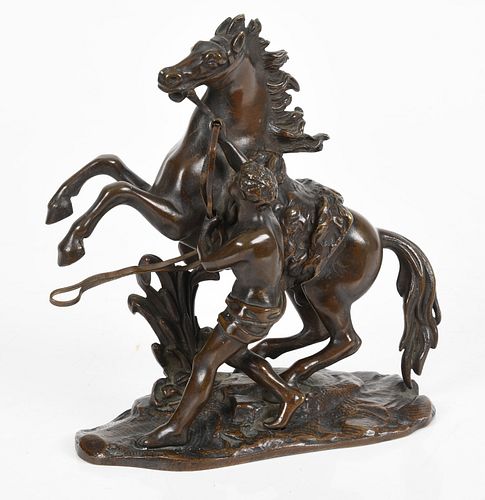 After Coustou, Marly Horse Bronze