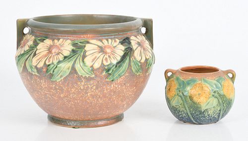 Two Roseville Pottery Jardinieres