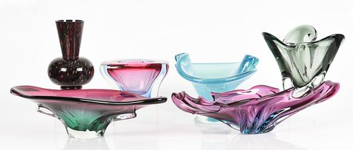 A Group of Murano Glass