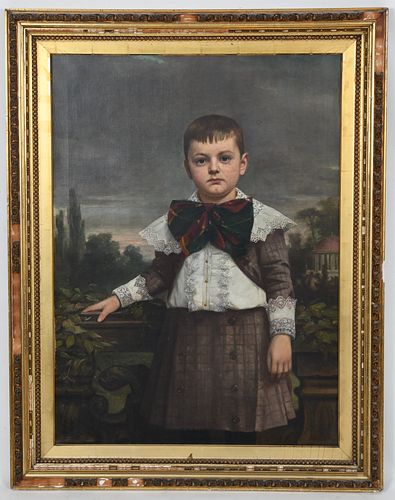 Portrait of a Boy, Dated 1895