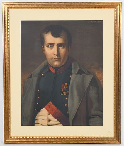 A 19th Century Chromolithograph, Napoleon
