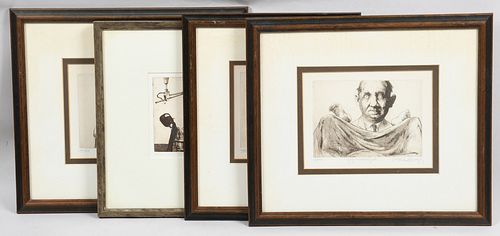 Four Prints by Charles Bragg (1931 - 2017)