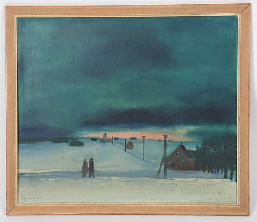 Knud Kristensen (1915 - 1991) Oil on Canvas