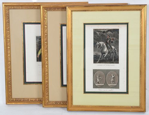 Three Framed Antique Prints